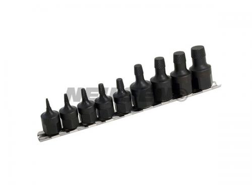 9PC MULTI SPLINE STUD EXTRACTOR SET