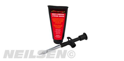 PUSH TYPE MINI GREASE GUN+100G GREASE TUBE