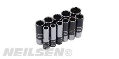 13PC X 3/8IN. DR. DEEP SOCKET