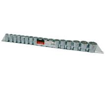 SOCKETS - MULTI-DRIVE 18 PIECE 1/2DR DRIVE ON A RAIL