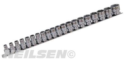 SOCKET SET XION 3/8 6 - 22MM ON RAIL