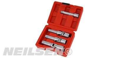 4PCS 3/8 DRIVE GLOW PLUG SOCKET SET