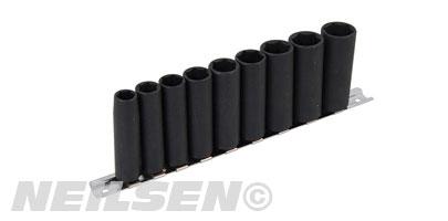 SOCKET SET - 9 PIECE 3/8IN. DRIVE - IMPACT - DEEP NEILSEN