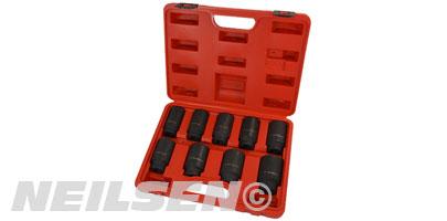 AXLE NUT SOCKET 9PCS SET