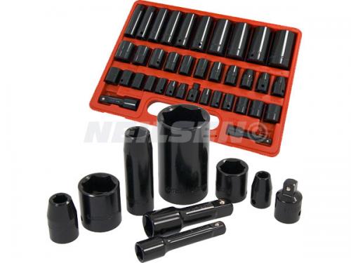 SOCKET SET - 38 PIECE  3/8 & 1/2 DRIVE - IMPACT