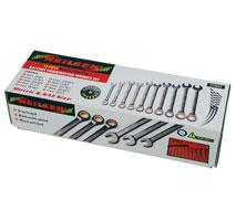 METRIC/SAE SIZE RATCHET COMBINATION WRENCH 10PIECE SET