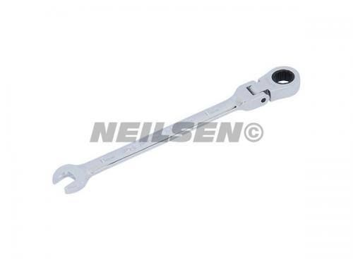 SPANNER FLEXI HEAD RATCHET 8MM GEARTECH