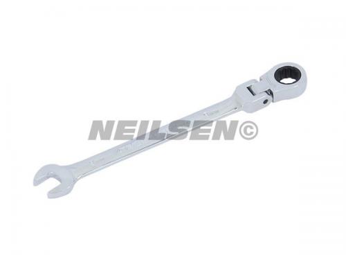 SPANNER FLEXI HEAD RATCHET 9MM GEARTECH