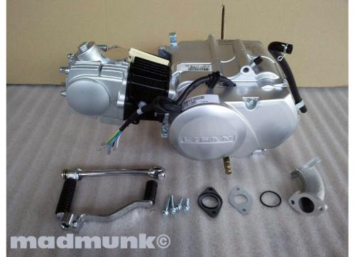 LIFAN 107CC SILVER 4 SPEED MANAUL KICK ONLY