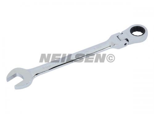 SPANNER FLEXI HEAD RATCHET 18MM GEARTECH