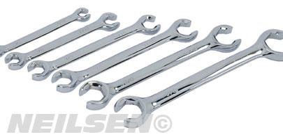 FLARE NUT WRENCH SET - 6 PIECE / HEAVY DUTY