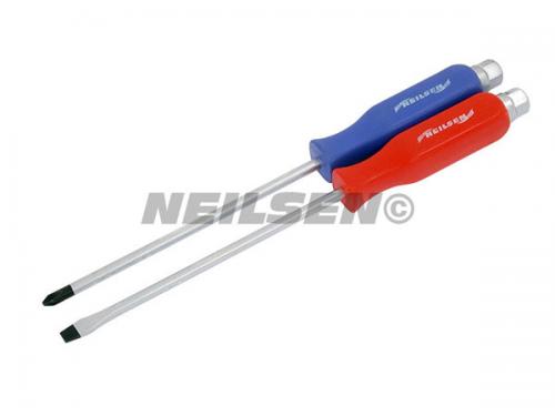 SCREWDRIVER SET 2 PC HEX HANDLE 6 X 150MM