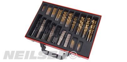 108PC HSS DRILL BIT SET METAL BOX