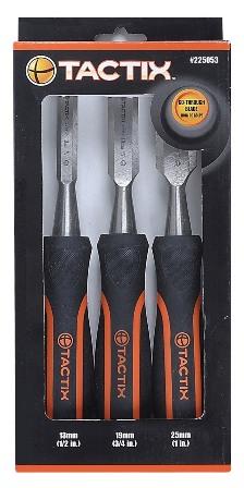 CHISEL SET 3PC WOOD LONG