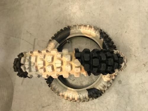 PITBIKE CAMO TIRE WITH INNERTUBE 3.00-12