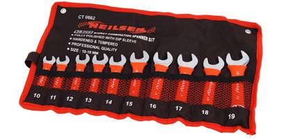 10 STUBBY SPANNER SET