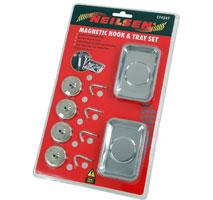 MAGNETIC HOOK AND TRAY SET