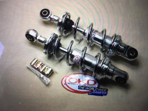 OKD ALUMINUM 250MM REAR SHOCK IN CHROME