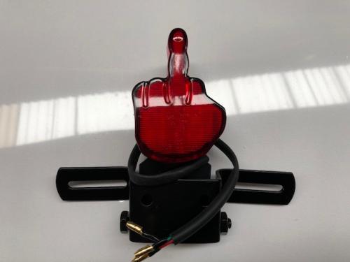 LED REAR LIGHT HAND IN RED E MARK