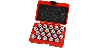 VAUXHALL B 20PC LOCKING WHEEL NUT KEY SET