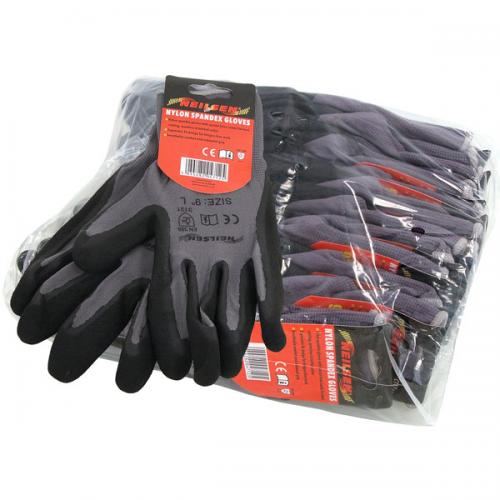 NYLON SPANDEX GLOVE, SIZE 10 / SOLD IN MIN 12 PAIR