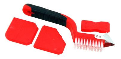 4PCS GROUT CORNER CLEANER & FINISHING KIT