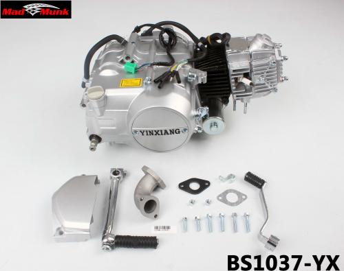 YX 50CC 4 SPEED MANUAL ELEC/KICK SILVER