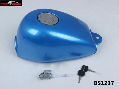 BLUE MUNK TANK WITH FLAT FUEL CAP