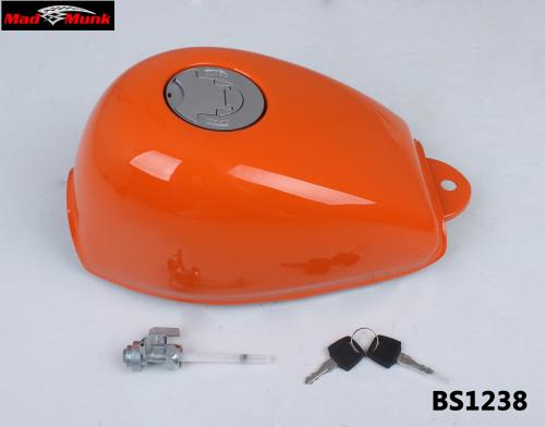 ORANGE MUNK TANK WITH FLAT FUEL CAP