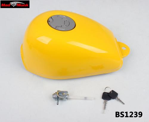 YELLOW MUNK TANK WITH FLAT FUEL CAP