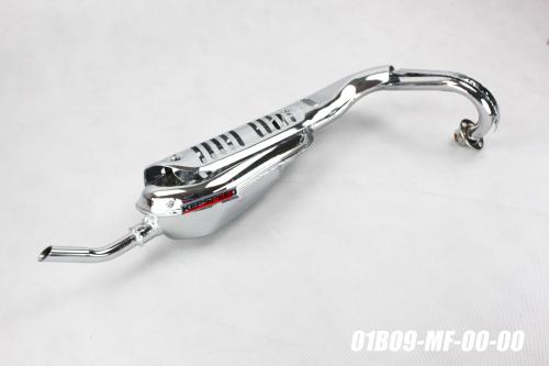 125CC MUNK STANDARD CHROME EXHAUST WITH E MARK