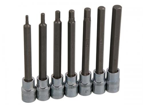 7PC EXTRA LONG HEX BIT SOCKET SET