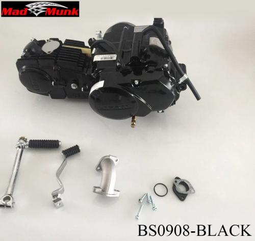 LIFAN 125CC 4 SPEED CLUTCH ENGINE IN BLACK