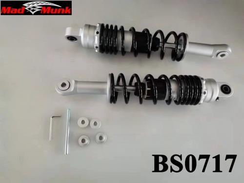 BLACK 330MM SPRING REAR SHOCKS