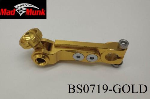 DX MUNK CUB CNC ADJUSTABLE BRAKE ARM GOLD COLOUR      