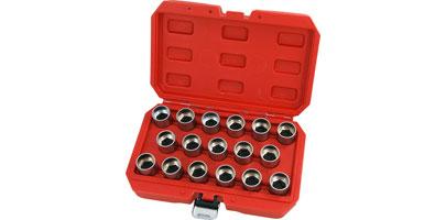 17PCS LAND ROVER RIM LOCK SOCKET SET