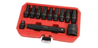 AIR IMPACT BIT SET 3/4 DRIVE 12PC