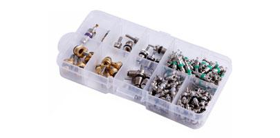 134PCS AIR CONDITIONING VALVE CORE KIT