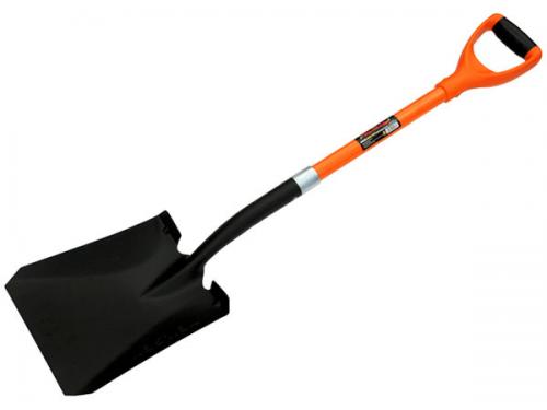 SHOVEL WITH FIBERGLASS D HANDLE, HEAVY DUTY