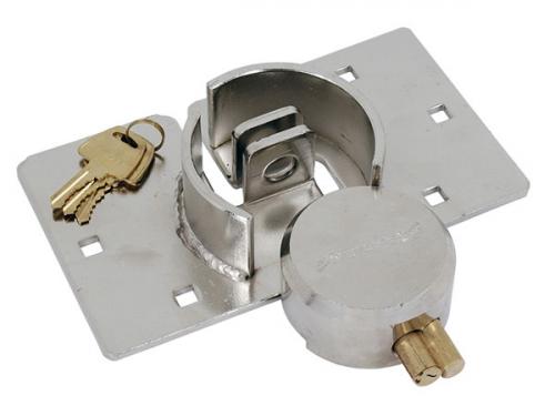 ROUND PADLOCK AND HASP SET