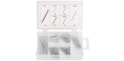 HARDWARE KIT - 100 PIECE COTTER PIN ASSORTMENT