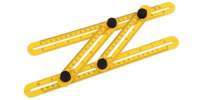 FOUR-SIDED RULER MECHANISM SLIDE TEMPLATE TOOL