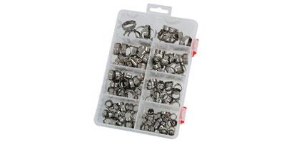 O-CLIP SINGLE EAR ASSORTMENT 160PCS STAINLESS STEEL