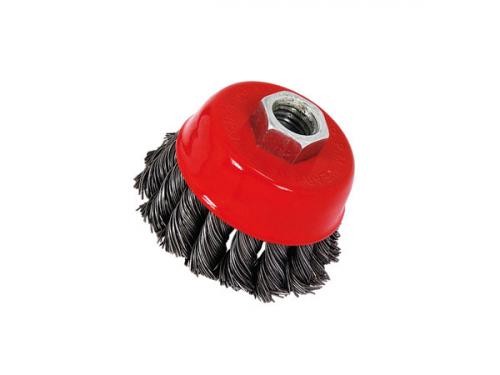 WIRE CUP BRUSH TWIST KNOT 65MM