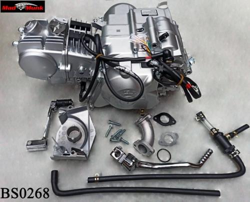 ZONGSHEN 125CC ELECTRIC/ KICK START ENGINE IN SILVER