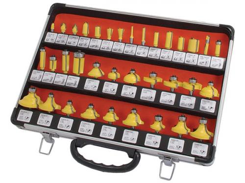 ROUTER BIT SET - 35 PIECE 1/4 SHANK