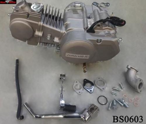 ZONGSHEN 140 CC KICK START ENGINE IN SILVER