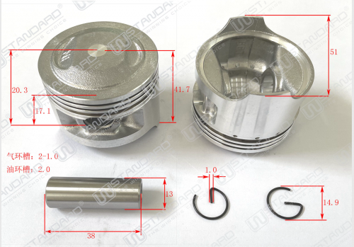 51MM piston kits AS PICS SIZE 