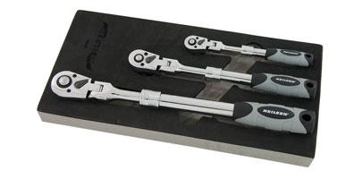 RATCHET SET WITH FLEXI HEAD