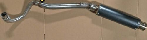 DX UPSWEPT CARBON EXHAUST